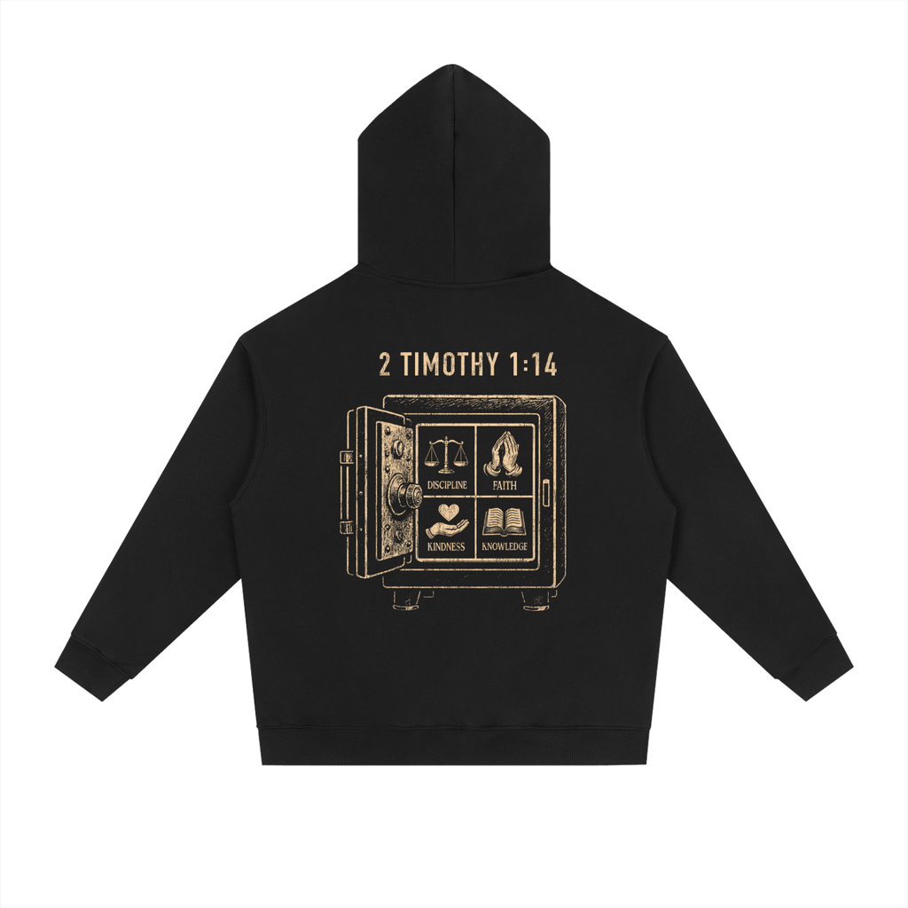 Essential Heavyweight Drop-Shoulder Hoodie (Extended Sizes)