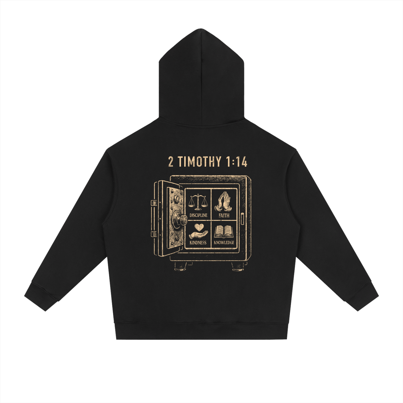 Essential Heavyweight Drop-Shoulder Hoodie (Extended Sizes)