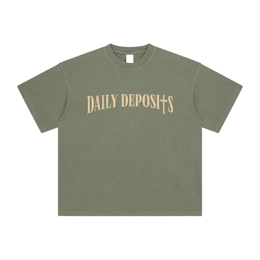 Enzyme Washed T-Shirt