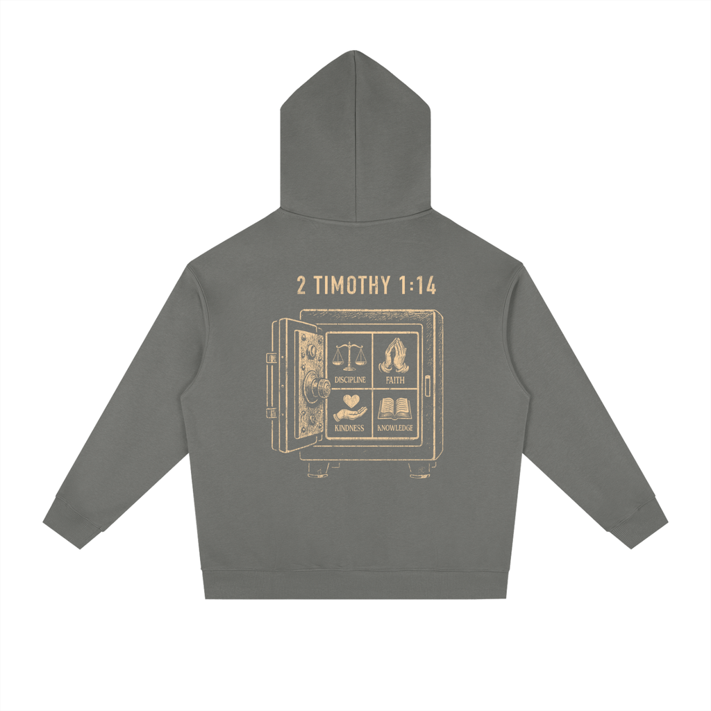 Essential Heavyweight Drop-Shoulder Hoodie (Extended Sizes)
