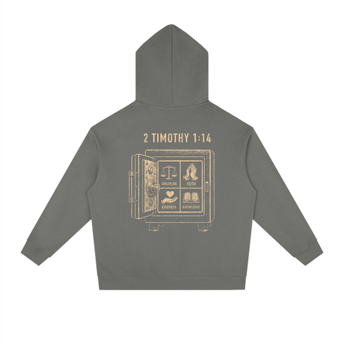 Essential Heavyweight Drop-Shoulder Hoodie (Extended Sizes)