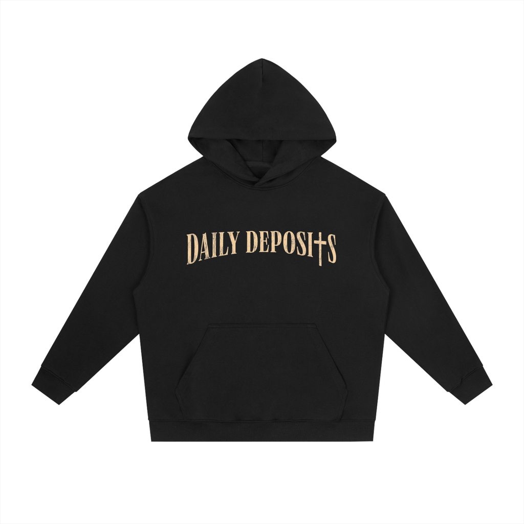Essential Heavyweight Drop-Shoulder Hoodie (Extended Sizes)